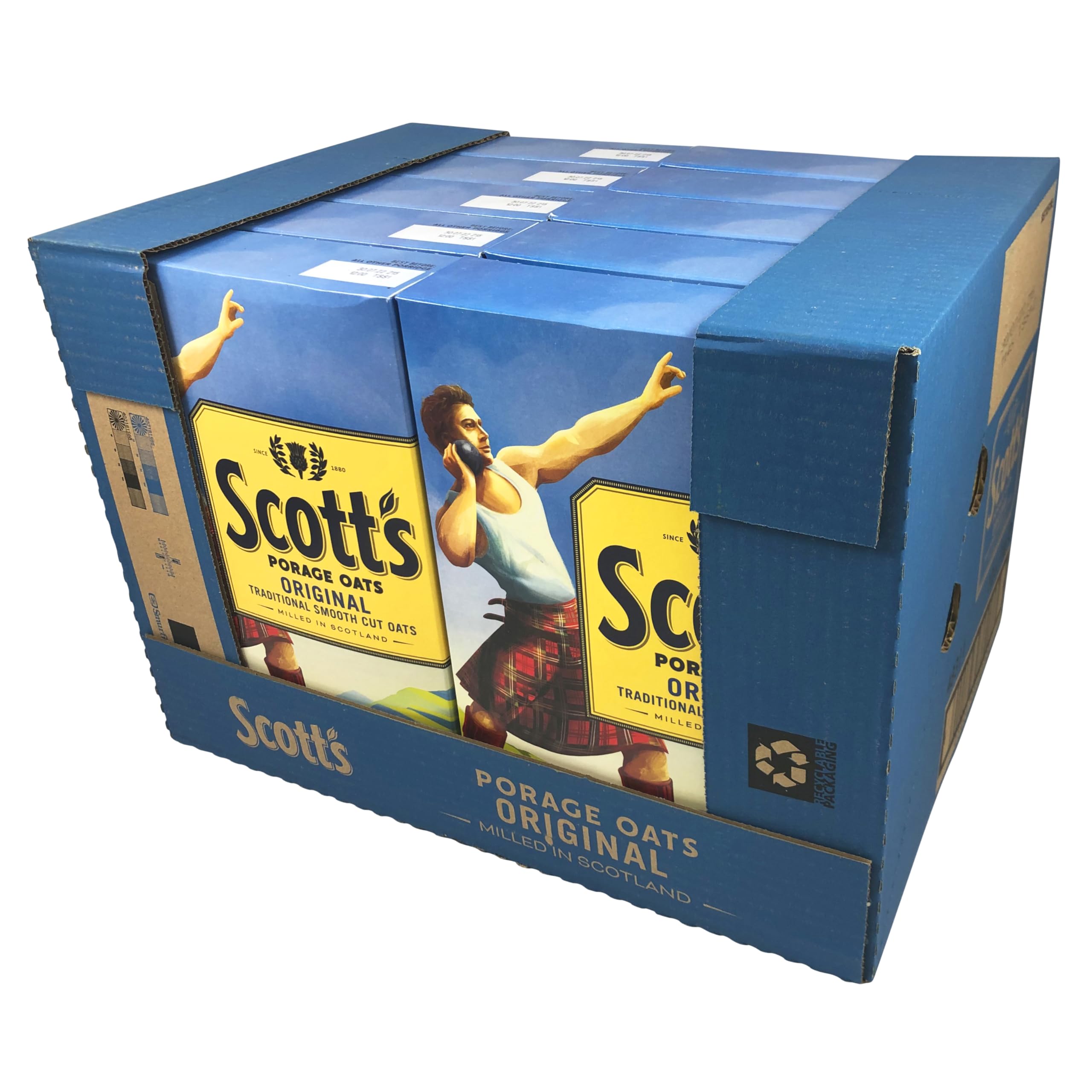 Porage Oats Haferflocken für Haferbrei 10x 1kg – importiert von Shestore24