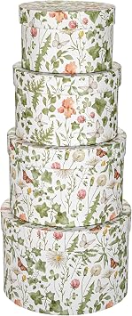 Round Gift Boxes with Lids for Presents Paper Floral Boxes for Arrangements