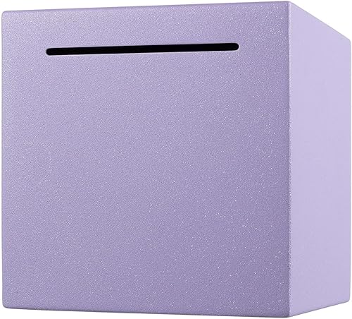 Alcancía para adultos, alcancía de acero inoxidable, debe romperse para abrir, caja de ahorro de dinero (negro, 4.72 pulgadas)