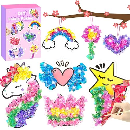 Kit de Bricolage pour Enfants,Poke Art DIY Toys,Créatif Anniversaire Enfants