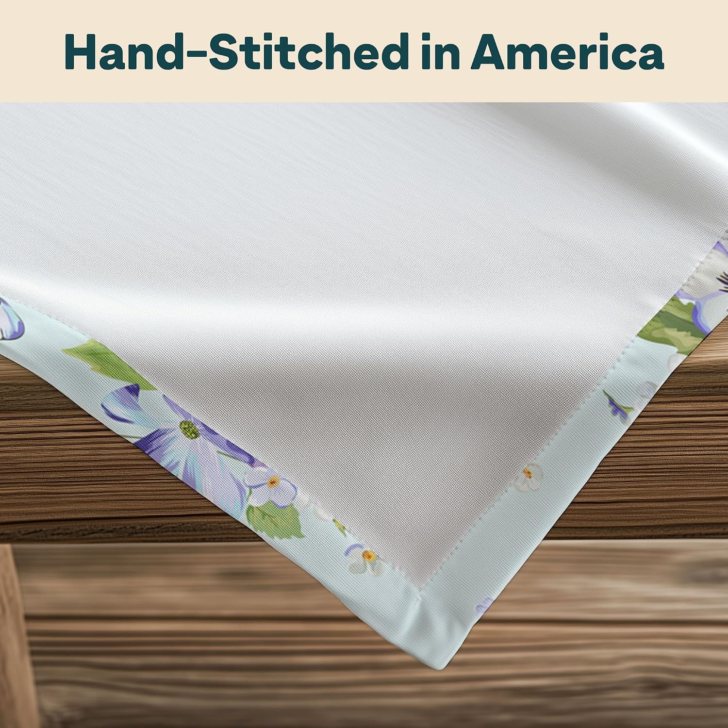 Winslow & Brody Spring Tablecloth | Made in America Linen Table Cloths | Scratch, Stain & Wrinkle Resistant | Floral Tablecloth Kitchen Decor | Blooming Flowers - 60" x 120" Rectangular