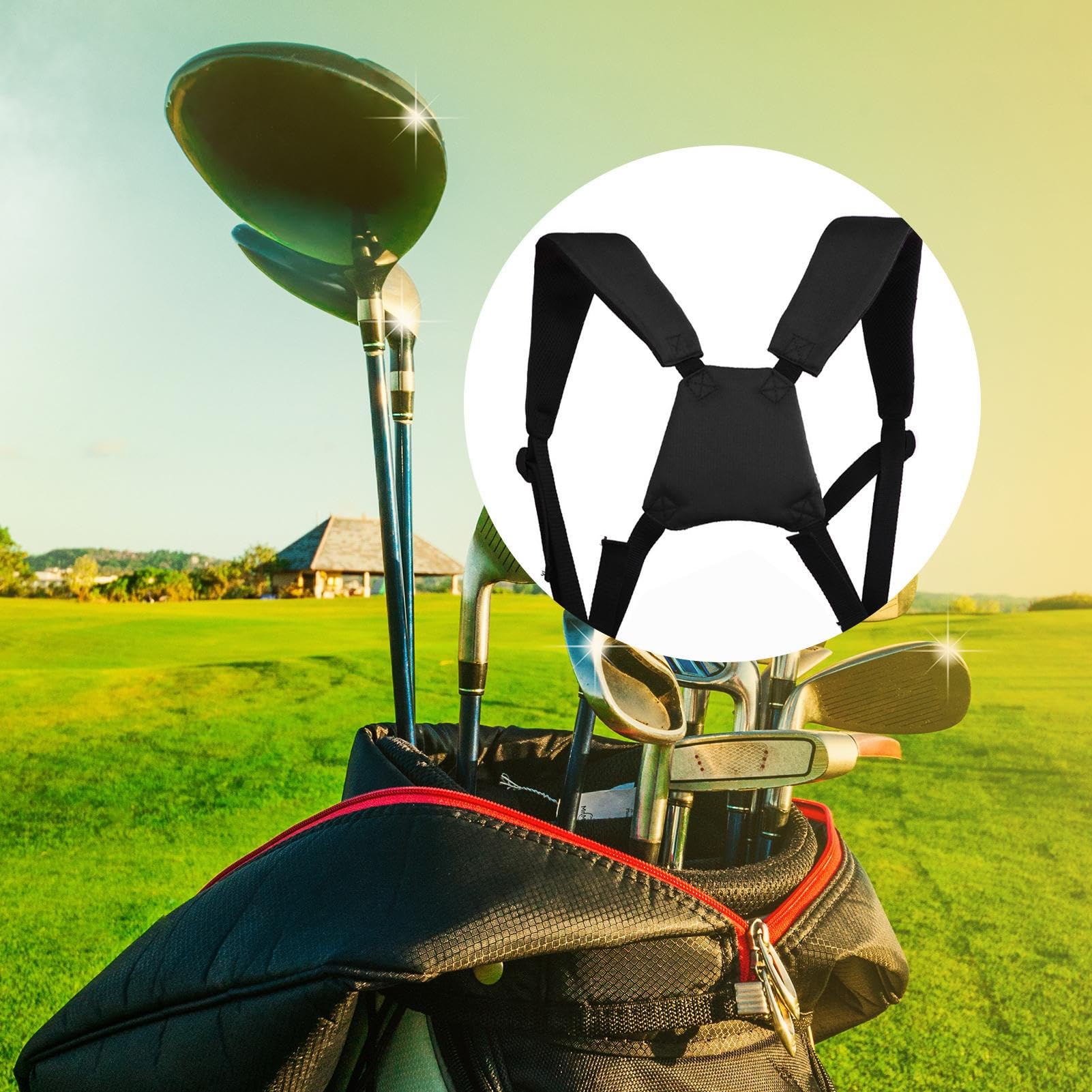 Cinghie Nylon Impermeabili Comode per Borse da Golf Facile Ricambio
