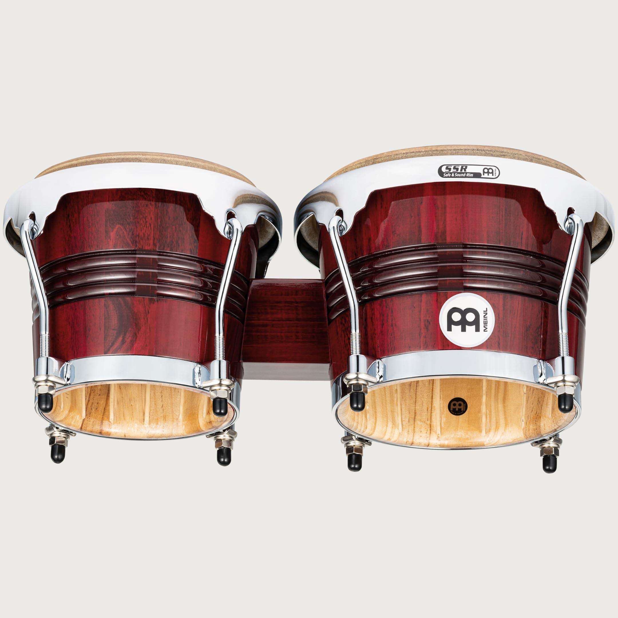 Marathon Exclusive Series - Bongos de madera, 6.75 pulgadas / 8 pulgadas
