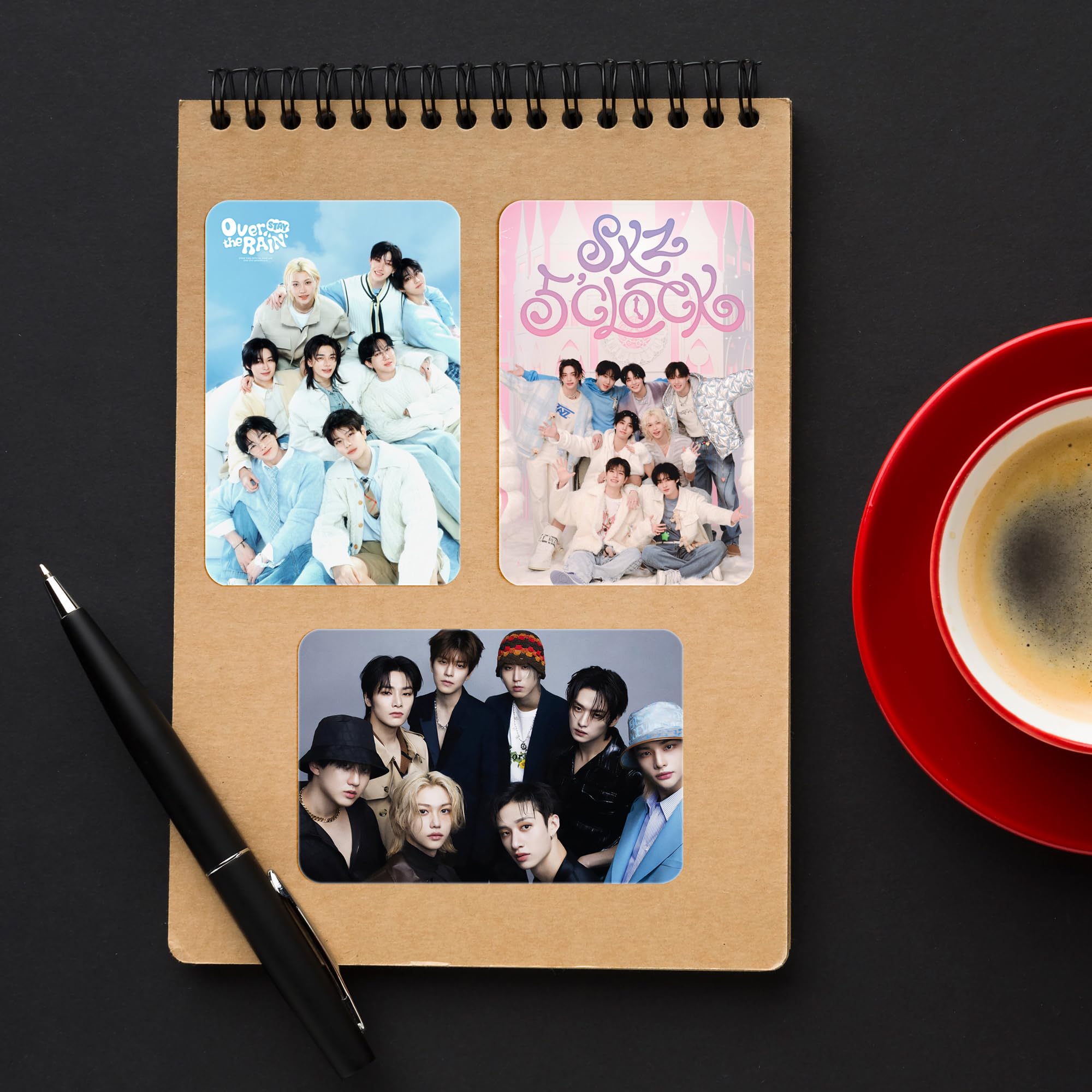 Stray Kids "Fanclub" Glossy Laminated Photocards (Set of 14+2 Freebies) 1
