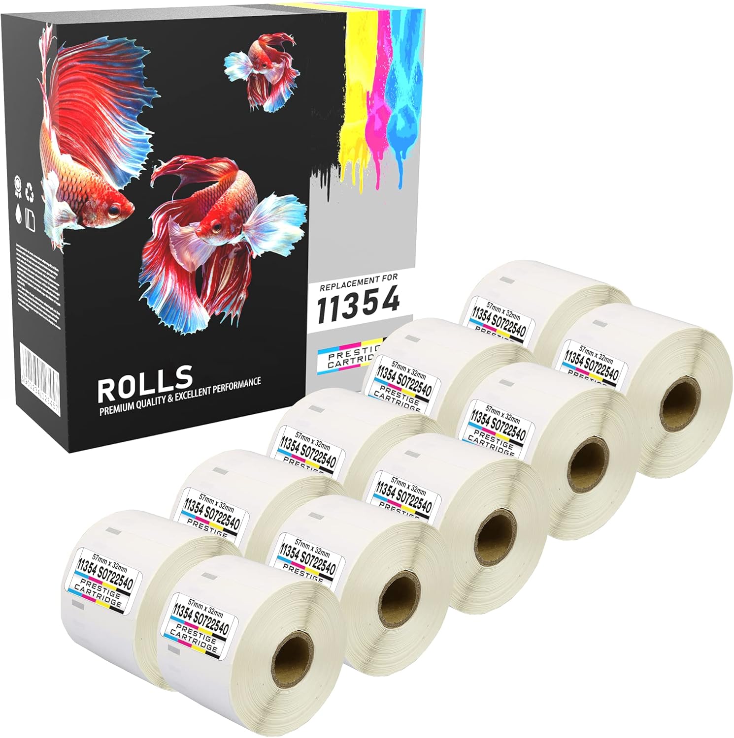 10 Rotoli Di Etichette Termiche 100x150 Mm (5000 Etichette Totali) | Bianche, Per Stampanti Zebra GK420D | Per Spedizioni Amazon, EBay, UPS, DHL - Foto 6