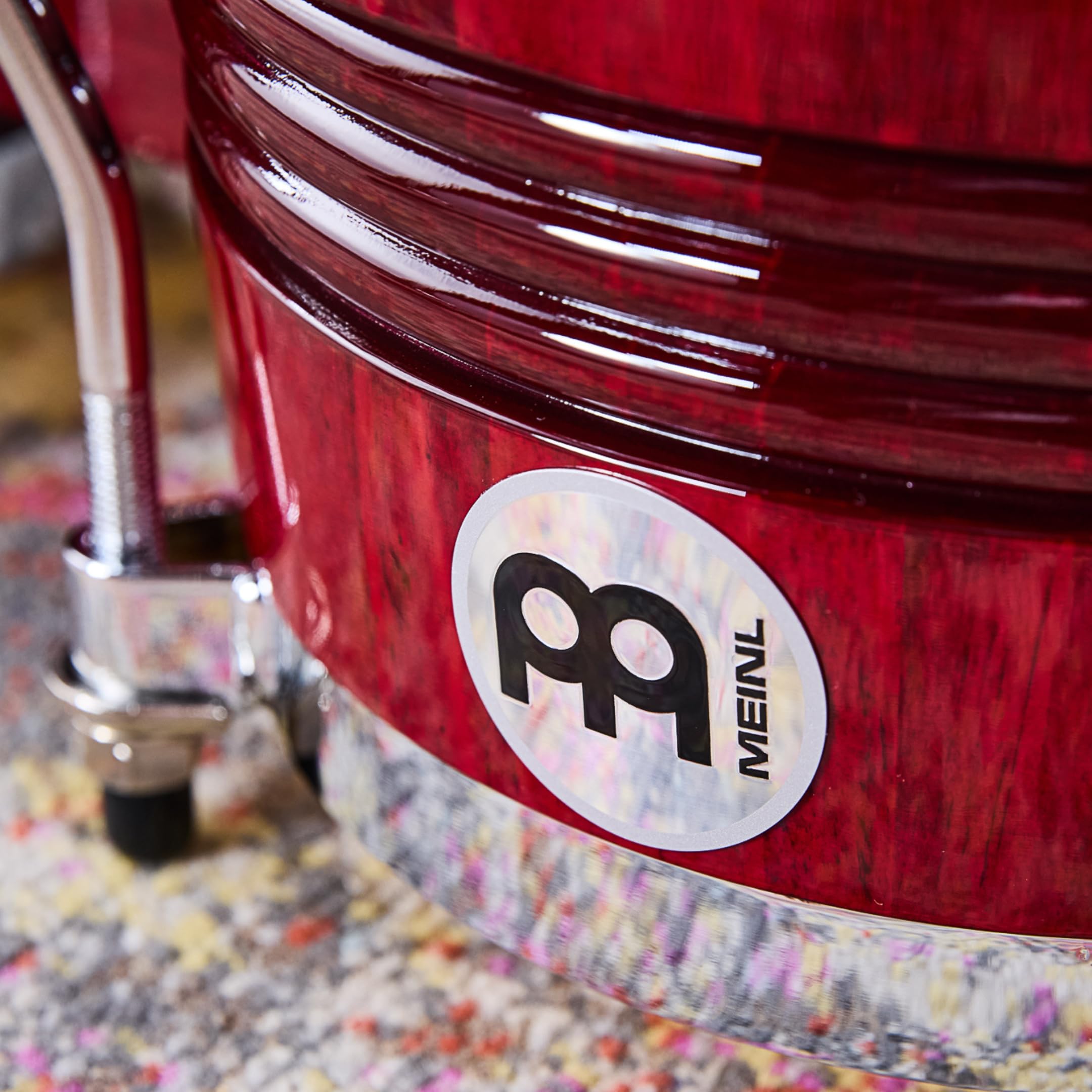 Marathon Exclusive Series - Bongos de madera, 6.75 pulgadas / 8 pulgadas