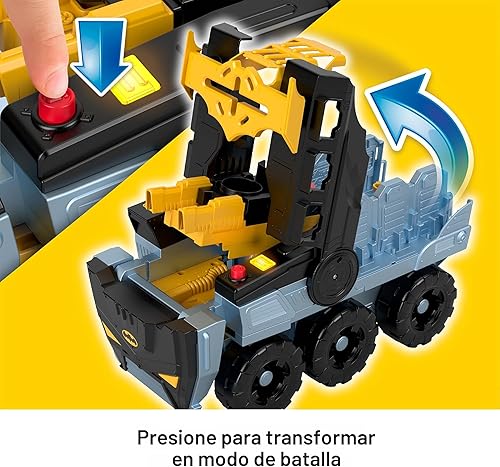Miniatura 3 de Fisher-Price Imaginext DC Super Friends Batman - Tanque transformable para murciélagos con luces, sonidos y figura para juegos de simulación, niños