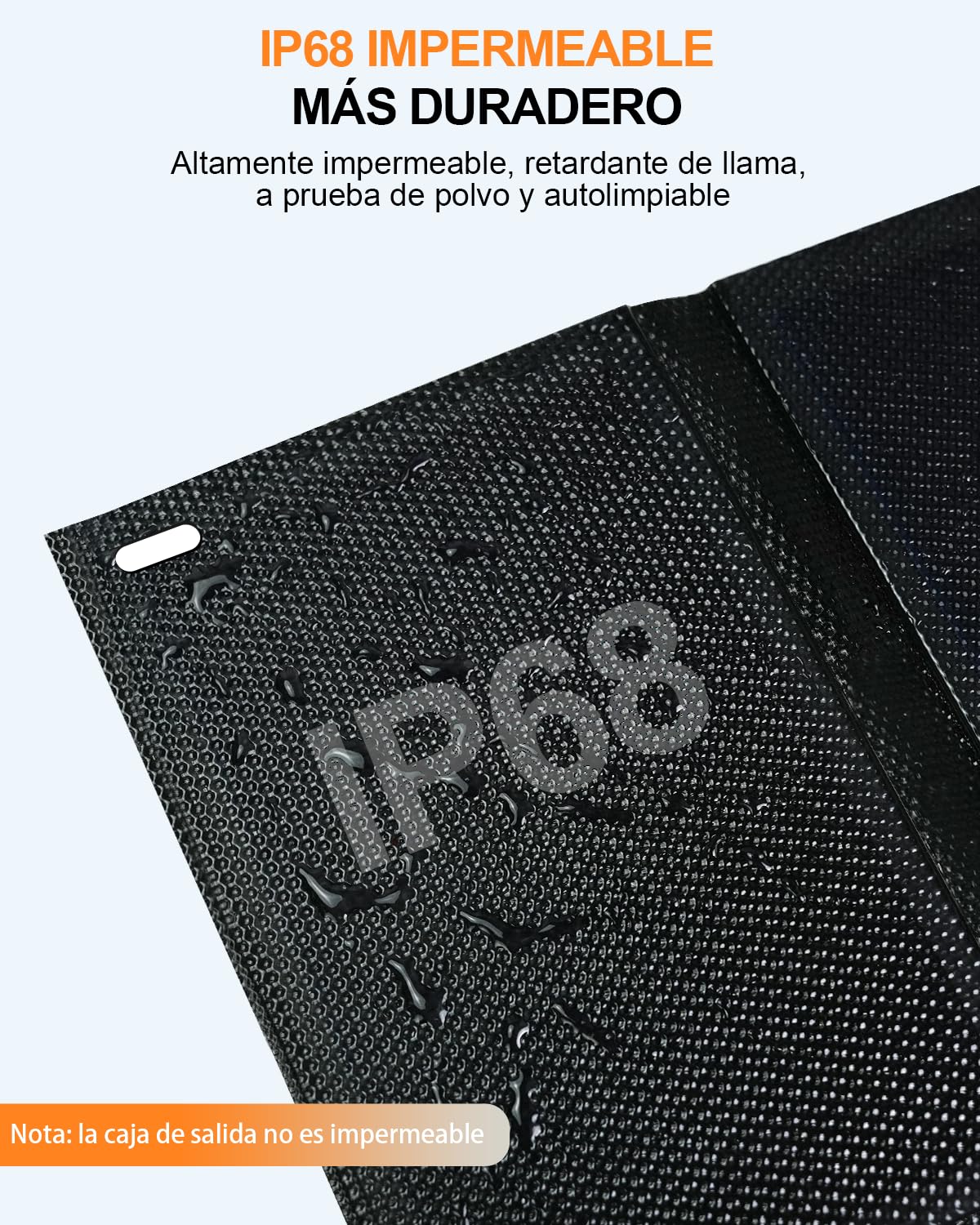 ELECAENTA 25W Mini Cargador Solar Portátil, Panel Solar Plegable con USB-A/USB-C Doble Puerto, IP68 Impermeable para Camping Senderismo, Cargador Solar para Teléfonos, Power Bank, Tablet