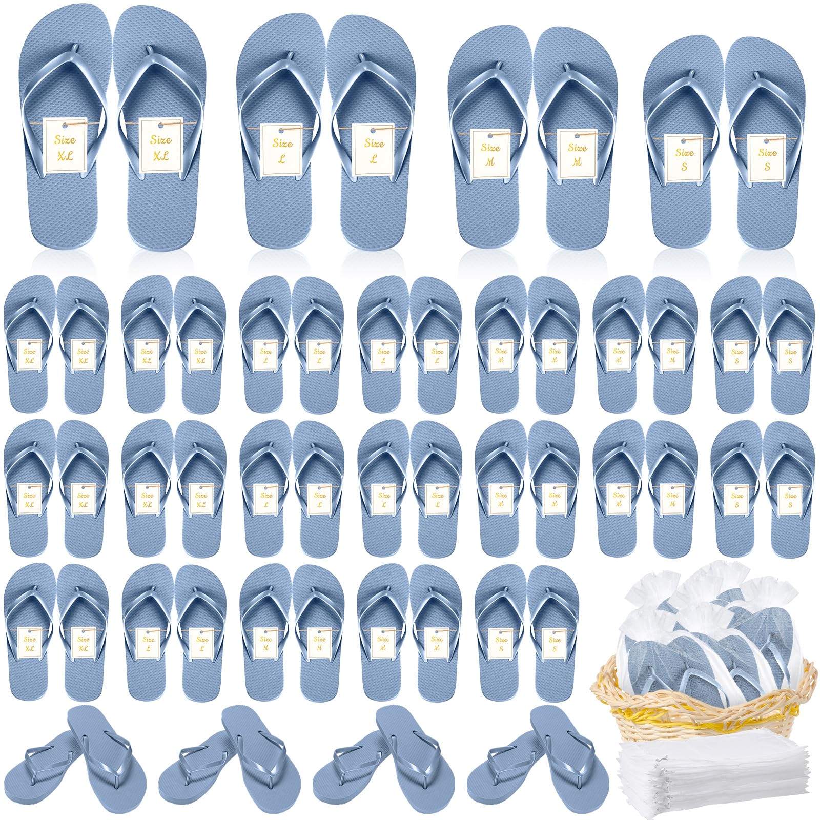 Unittype 24/48 Pairs Flip Flops Bulk
