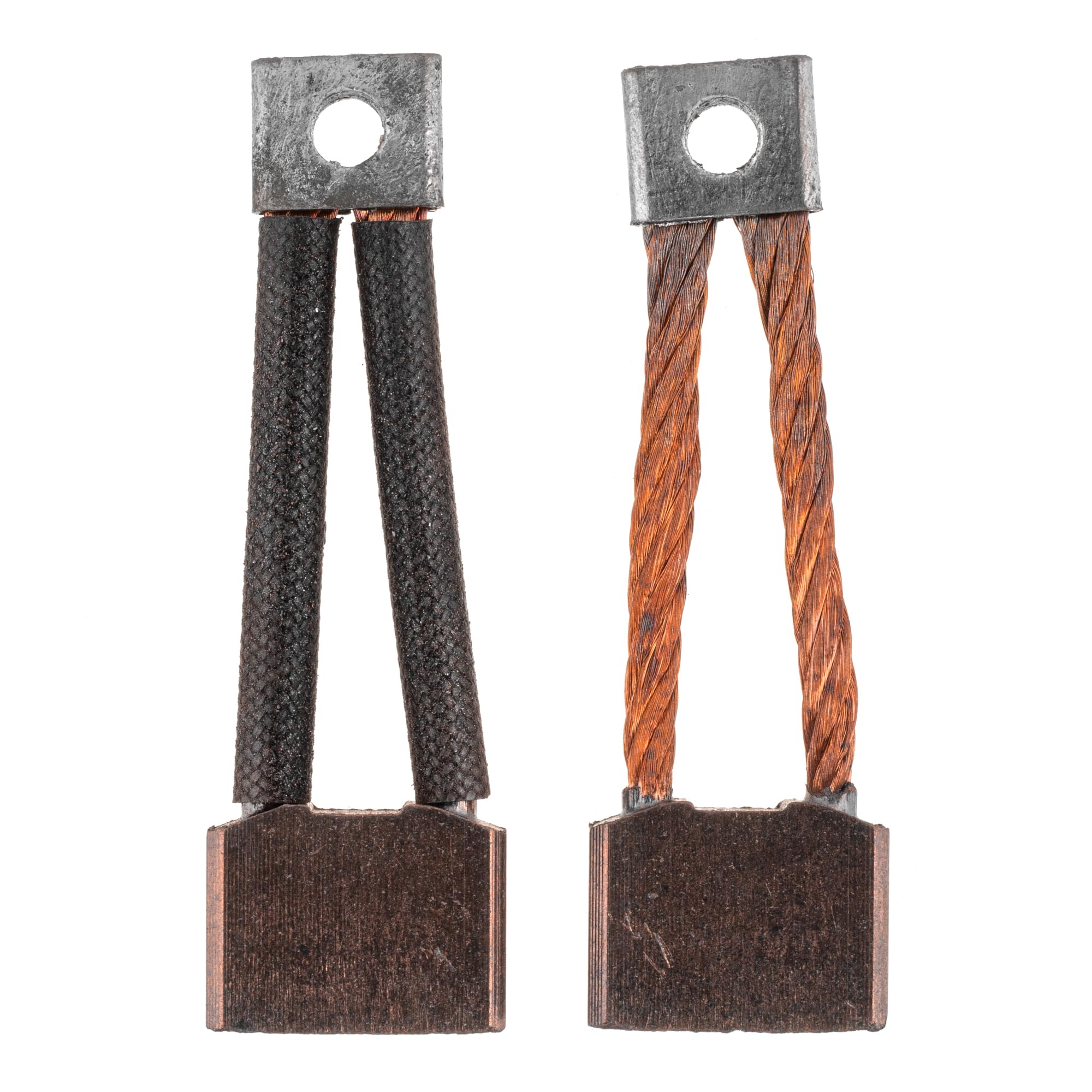 4pcs 9mm x 14mm x 19mm Carbon Motor Brush - For Car Starter - With Copper Wire Electrical Conductive Spare Part Accessories Elecric Brushes Set Replacement Compatible Electronic Power DC Tool