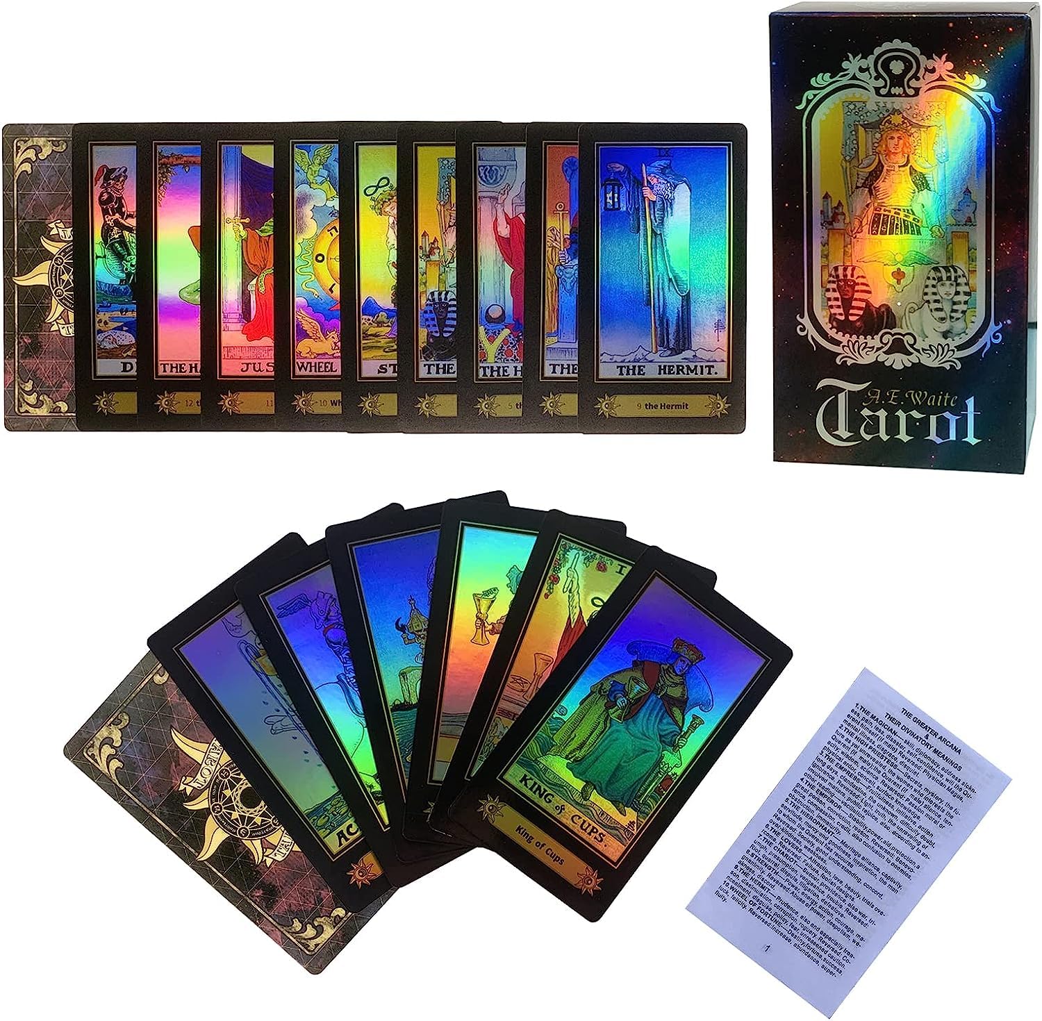 DIANZHU Tarot Cards Deck,78 Tarot Cards Deck with Guidebook Set for Beginners and Experts,Surface Laser Tarot Card,Durable Tarot Cards, Future Telling Game. (B0CBCPBC49) Amazon Price History, Amazon Price Tracker