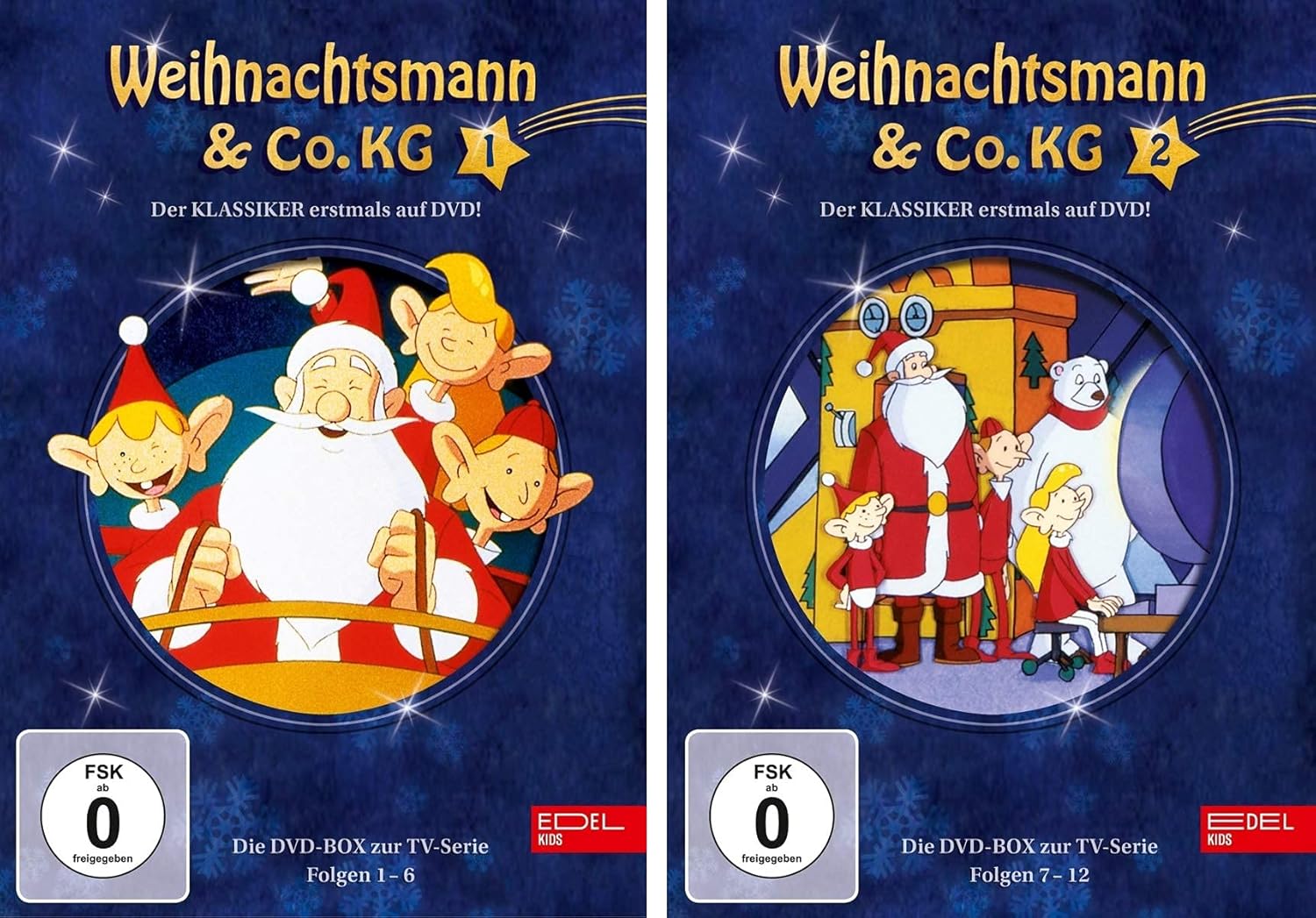 Weihnachtsmann & Co. KG DVD Box 1+2 (Folgen 112) im Set Deutsche Originalware [4 DVDs Weihnachtsmann & Co. KG DVD Box 1+2 (Folgen 112) im Set Deutsche Originalware [4 DVDs