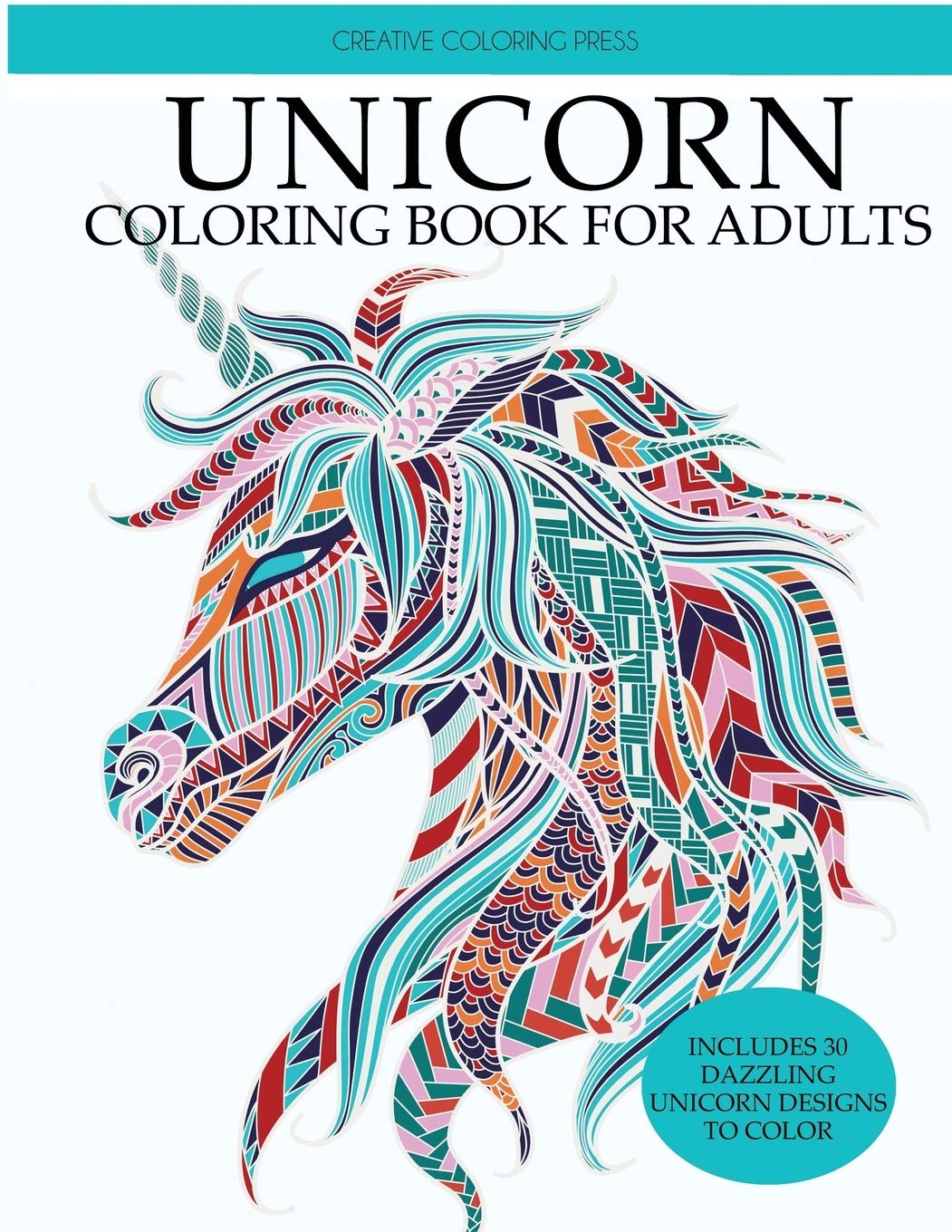 Unicorn Coloring Book: Adult Coloring Book with Beautiful Unicor