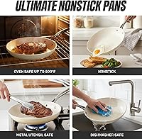 Vista 9 de GOTHAM STEEL 10 Inch Non Stick Frying Pans Nonstick Skillet, Ceramic Pan for Cooking Non Toxic, Nonstick Frying Pan Skillets with Stay Cool Handle