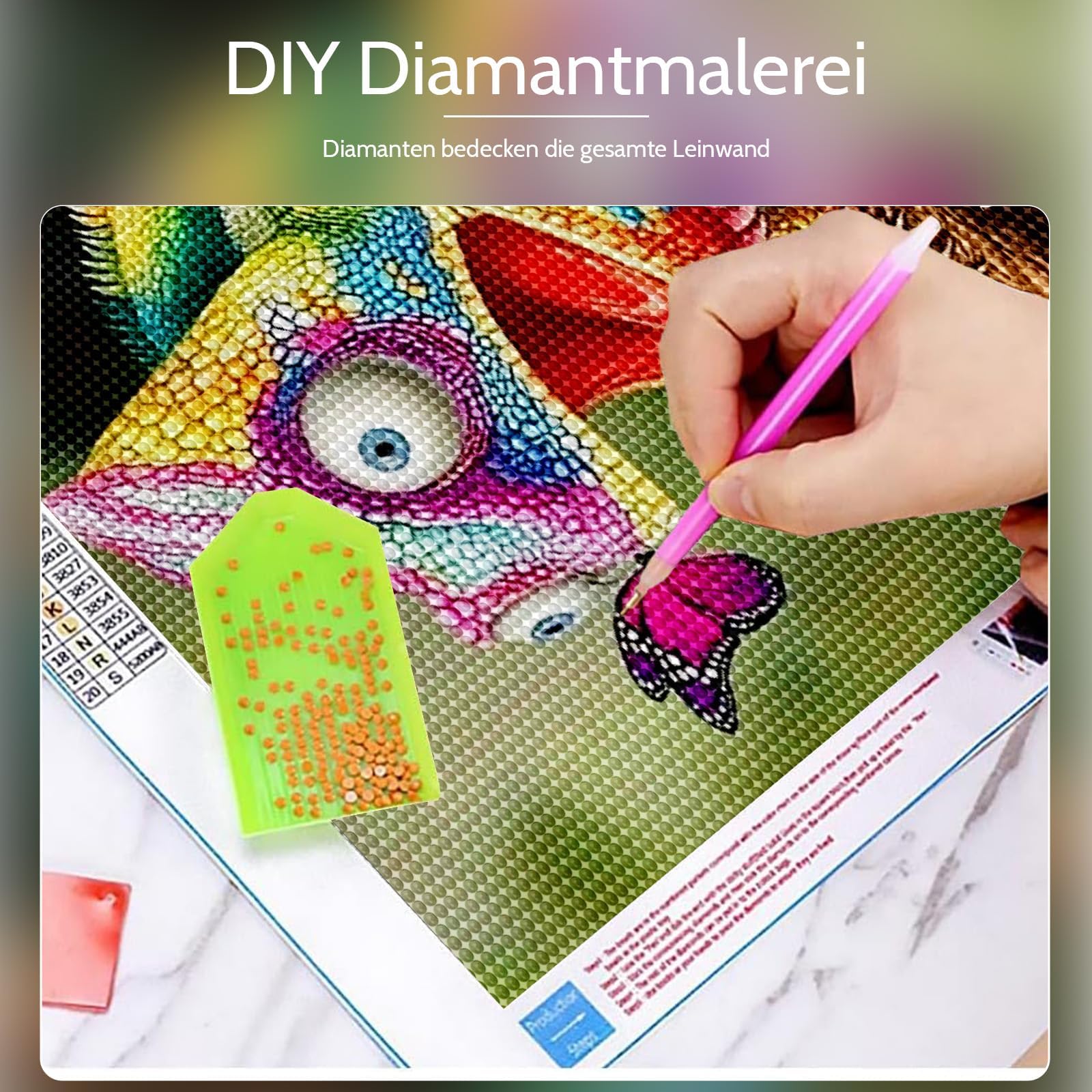 Diamond Painting Papillon Bleu,5D DIY Broderie Diamant Painting Kits,Adultes Enfants Diamant Peinture Strass Point De Croix Diamant Arts Craft Pour