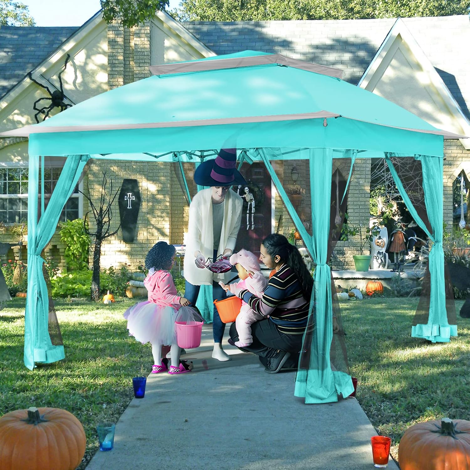 MeetLeisure 11'x11' Pop Up Gazebo for Patios Gazebo Canopy