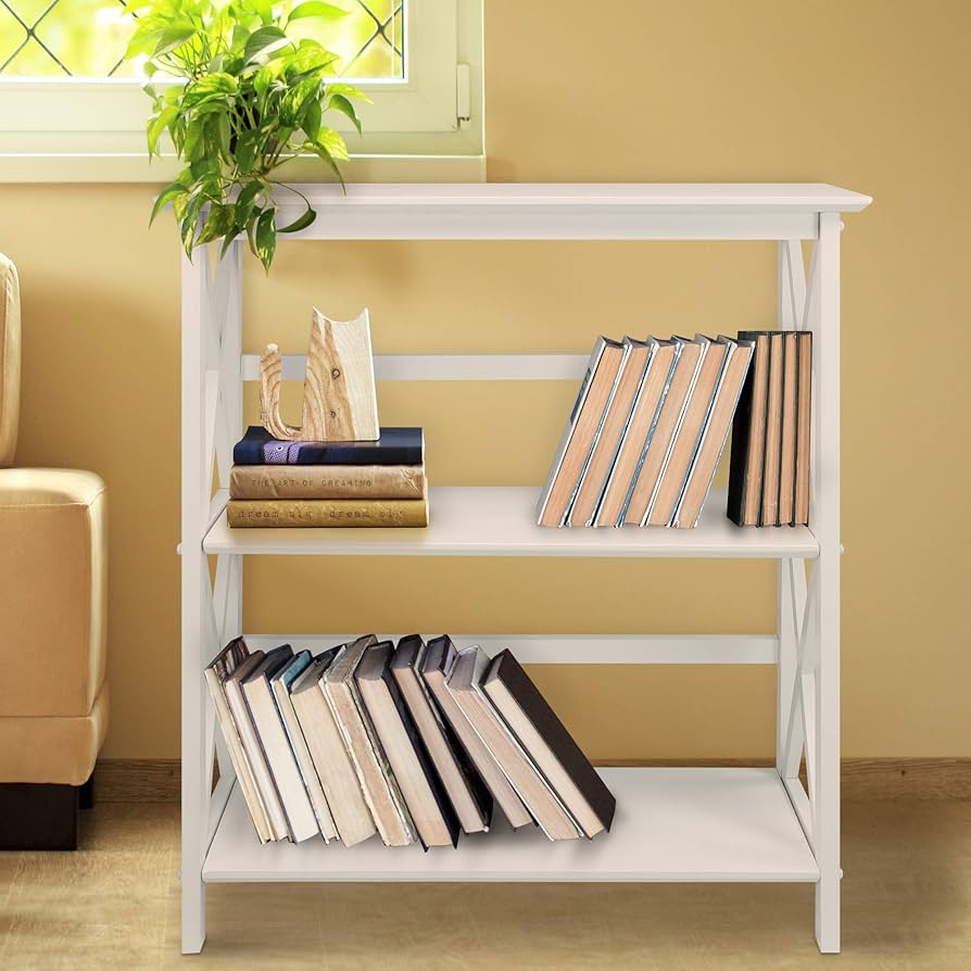 Amazon.com: Casual Home 3-Shelf Montego Bookcase, White