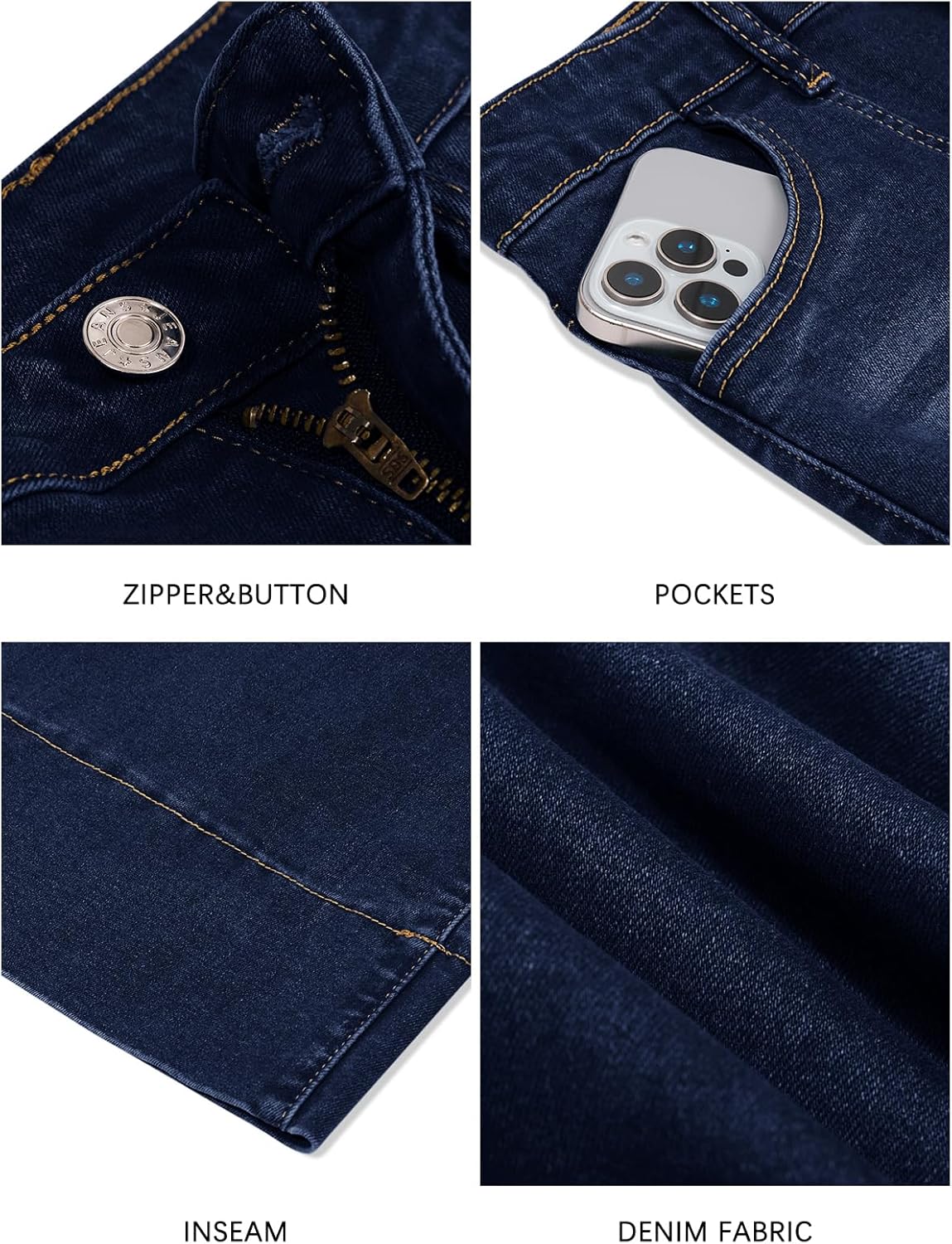 Cicy Bell Womens Wide Leg Jeans Baggy Casual High Waisted Boyfriend Loose Denim Pants with Pockets - Image 6