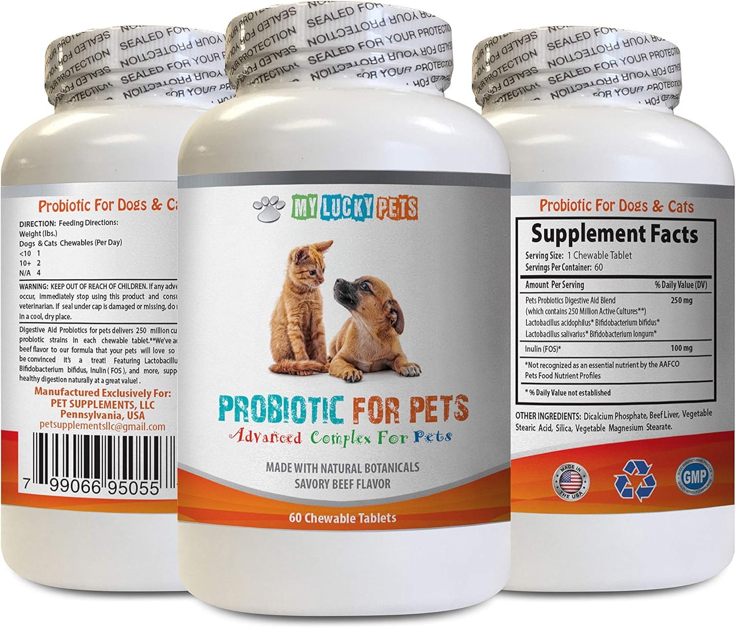 advanced probiotic formula for dogs and cats PET