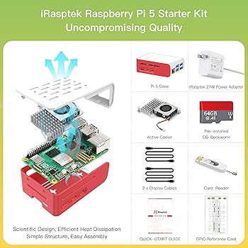 Starter Kit For Raspberry Pi 5 ラズベリーパイ5 Raspberry Pi 5 Starter Kit - The Pi Hut