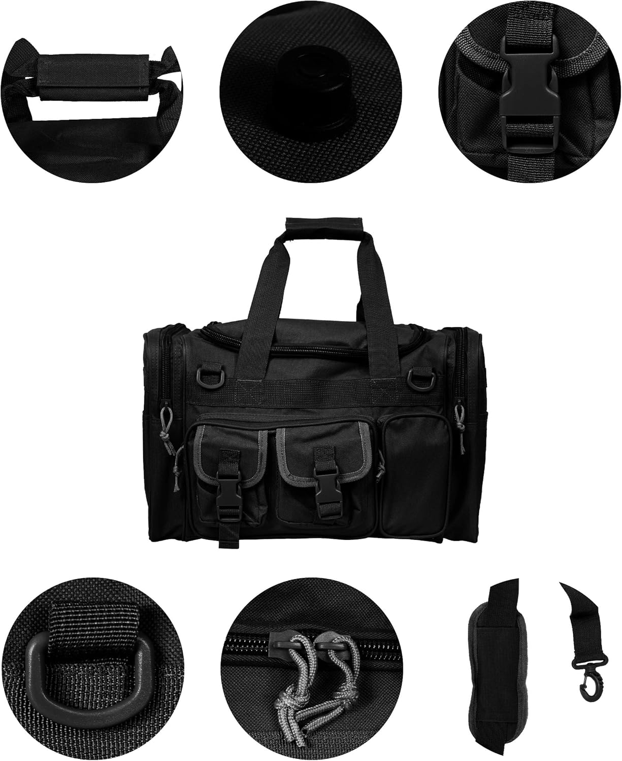 OSAGE RIVER Tackle Bag, Fishing Tackle Storage with Handle and Shoulder Carry Options, Black : Sports & Outdoors