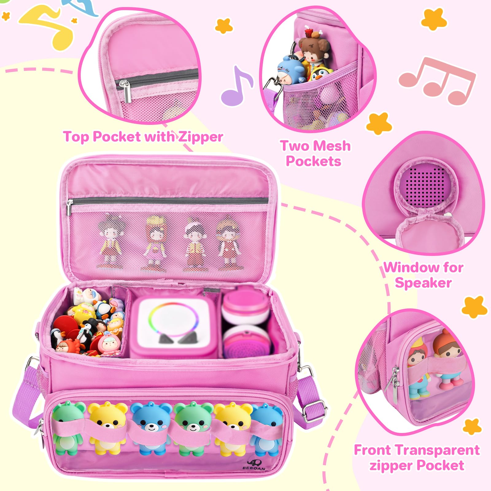BEBOAN Carrying Case for Tonies Figures & Tonie Box 2/1, Toniebox Starter Set - Image 3