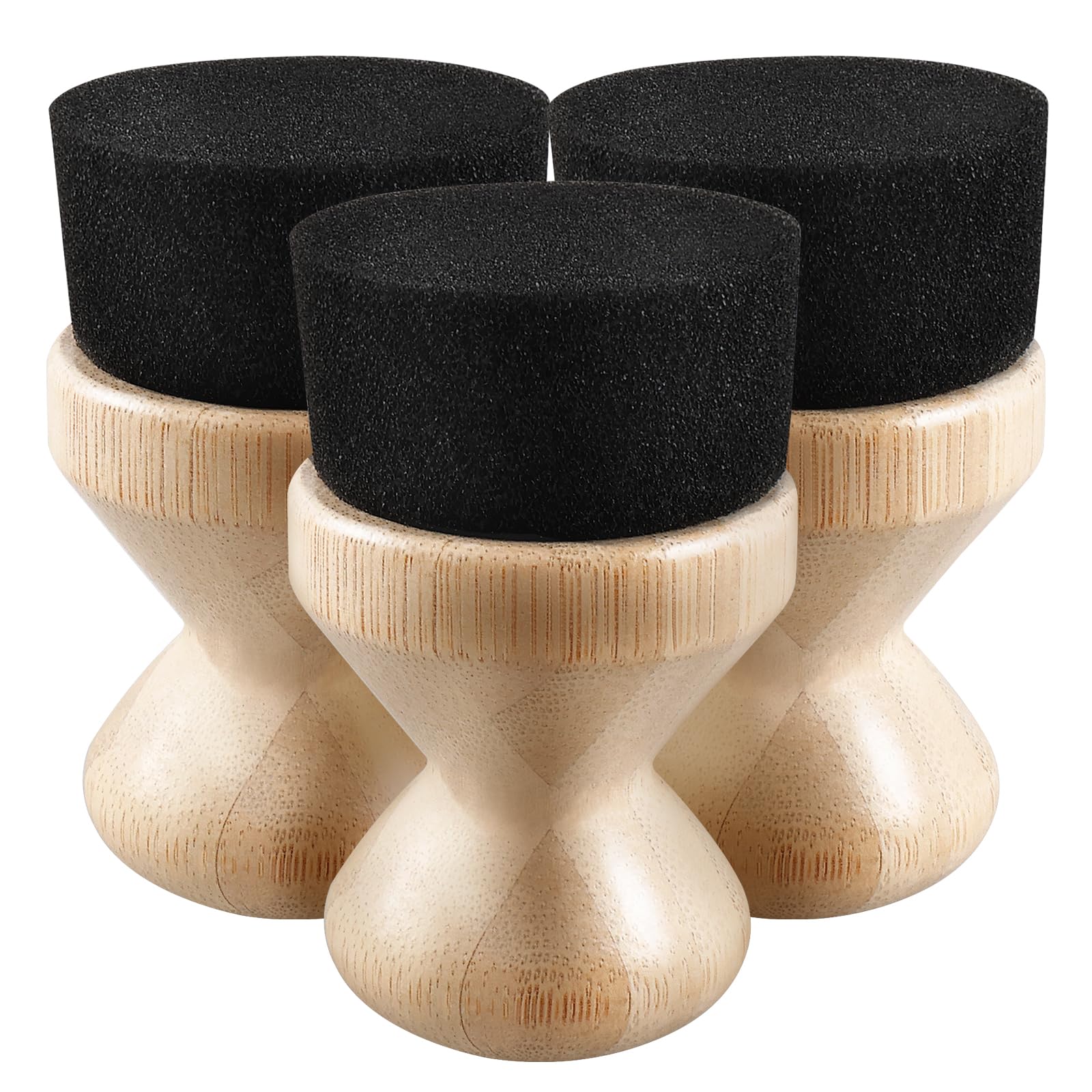 FALESOUL 3Pack Cutting Board Oil Wax Applicator for Food Grade Mineral Oil Board, Portable Cutting Board Oil Applicator Easy to Use for Cutting Boards, Wooden Spatula, Spoon and Other Utensils