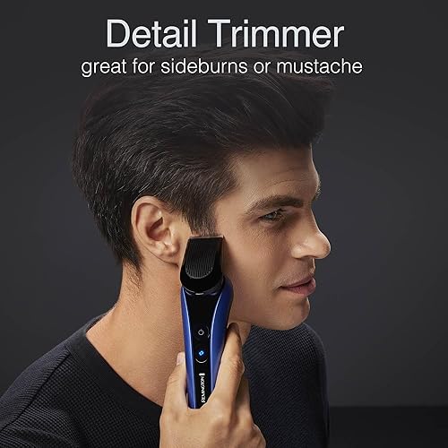 Miniatura 7 de Remington Limitless X7 - Afeitadora para hombre, cuchillas de titanio y tecnología Power Sense, afeitadora eléctrica giratoria de rendimiento