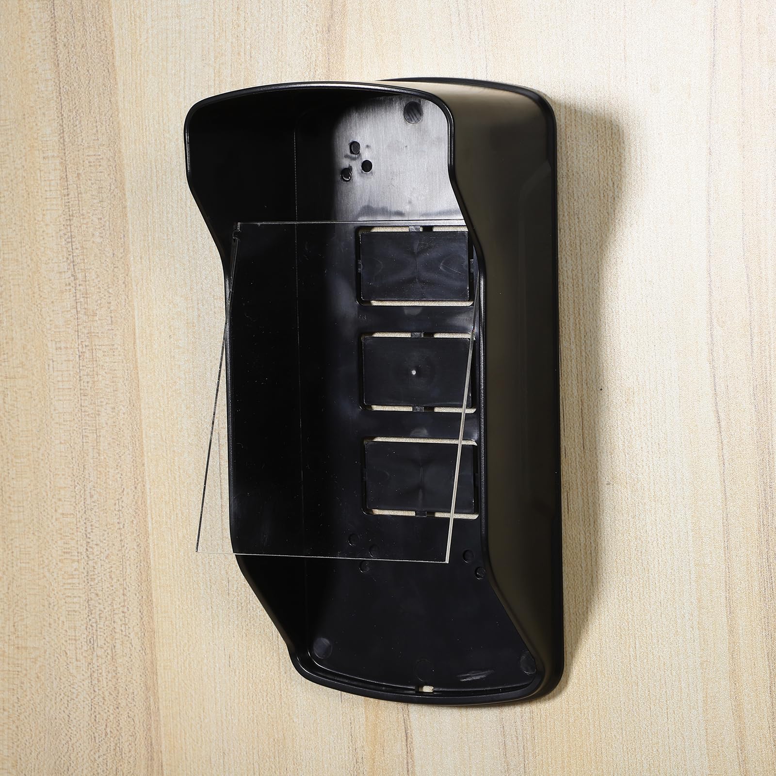 Cubierta De Lluvia Para Timbre Protector De Timbre Exterior Cubierta Del Teclado De Control De Acceso Funda Transparente Con Salida De Cable Trasera 9.29 X 4.52 X 3.11 in