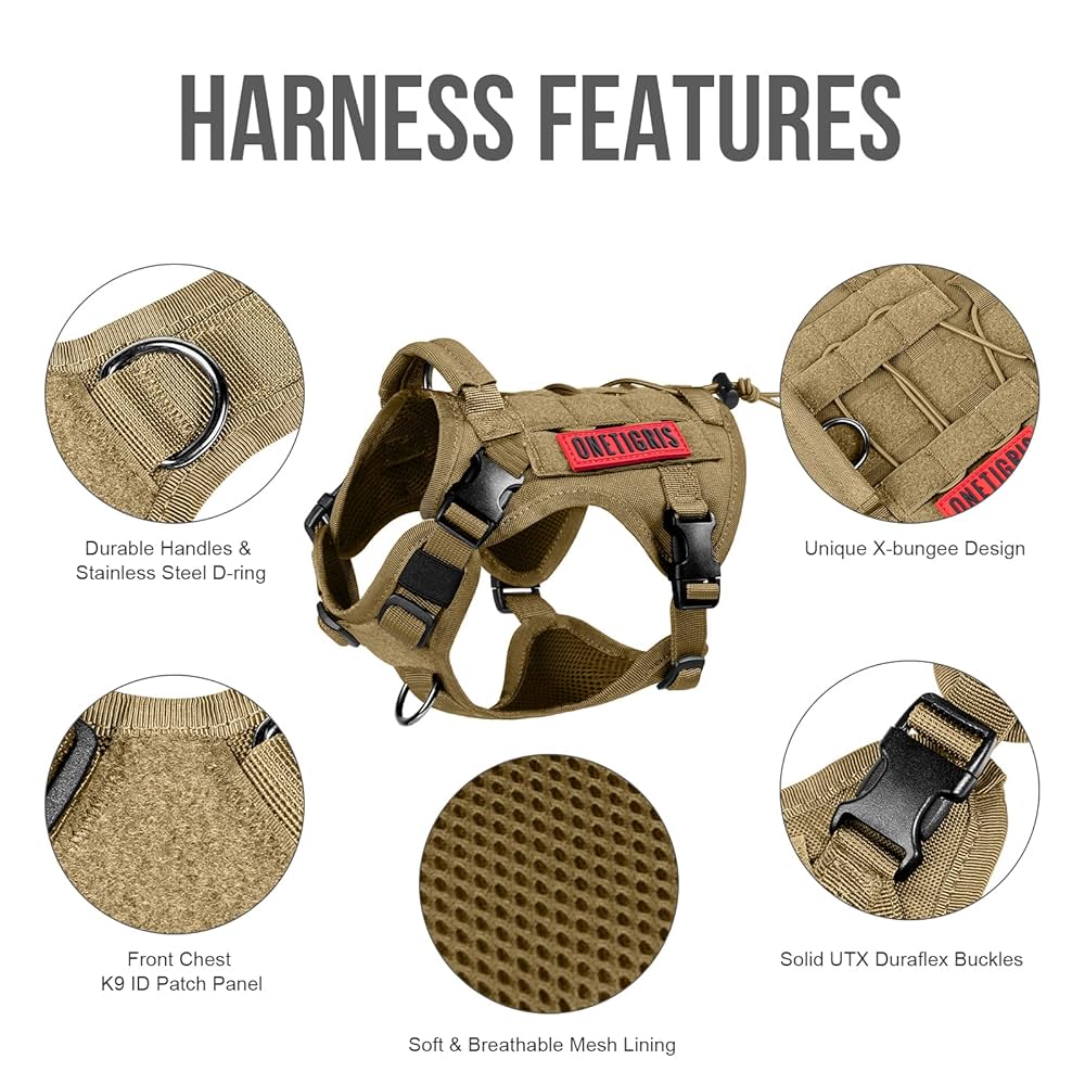 yasu　OneTigris CO Amazon.com : OneTigris Tactical Dog Harness Vest,No-Pull
