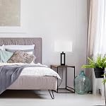 Globe Electric 67045 20" Table Lamp, Matte Black, White Linen Shade, On/Off Socket Rotary Switch, Table Lamp for Living Room, Home Décor, Lamps for Bedrooms, Room Décor, Home Improvement