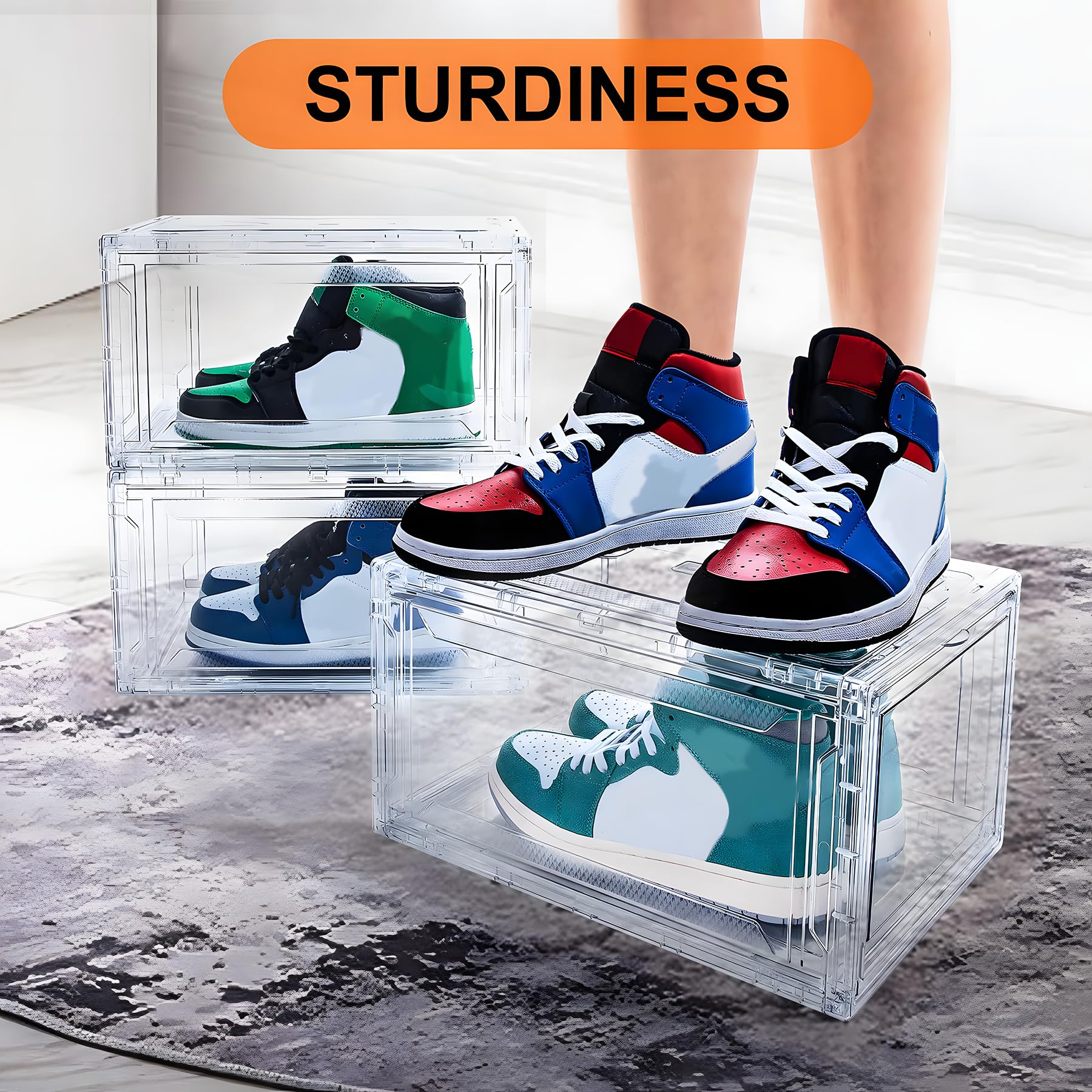 Amazon.com: 12 Pack Acrylic Clear Shoe Boxes– Ultra Clear Plastic Amazon.com: 12 Pack Acrylic Clear Shoe Boxes– Ultra Clear Plastic
