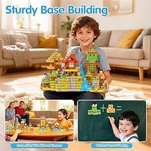 200 PCS Magnetic Building Blocks, 0.8 Inches Magnet Toys for Kids, Stacking Magnetic Building Cubes, STEM Montessori Sensory Stacking Blocks for Kids Ages 3-4-5-6-7-8-9-10 Christmas Birthday Gifts