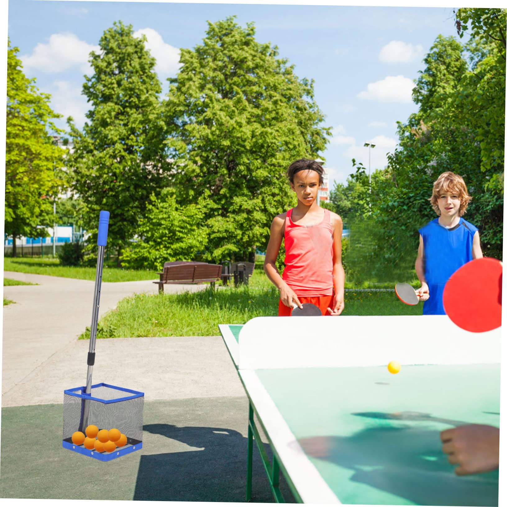 Alipis Recogedor Mango de Tenis Balones Telescópico de Ajustable
