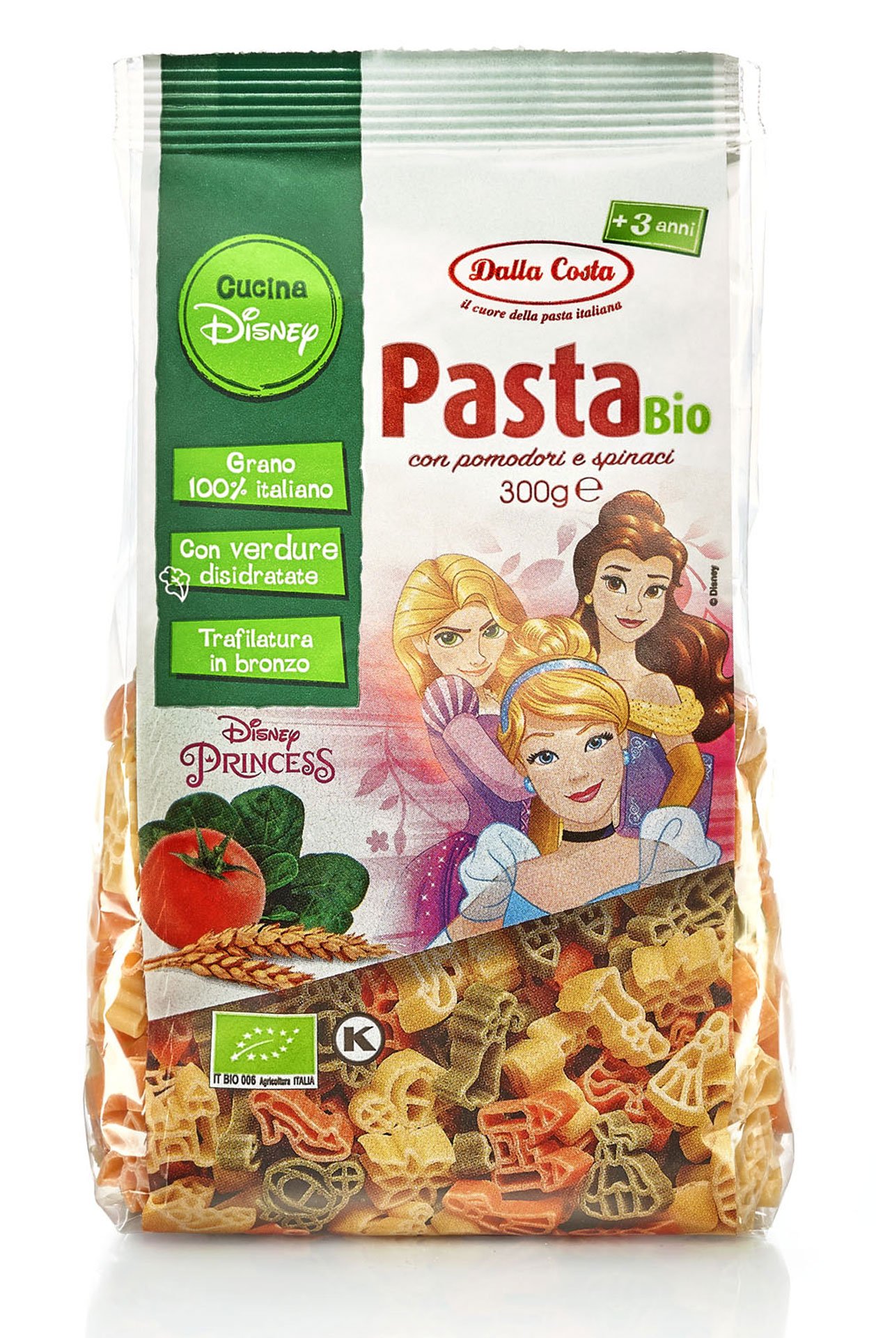 Pasta Disney Princesas Bio 300 g
