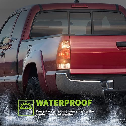 Miniatura 4 de AUTOSAVER88 Luces traseras laterales del conductor, conjunto de luces traseras de freno compatibles con Tacoma 2005 2006 2007 2008 2009 2010 2011