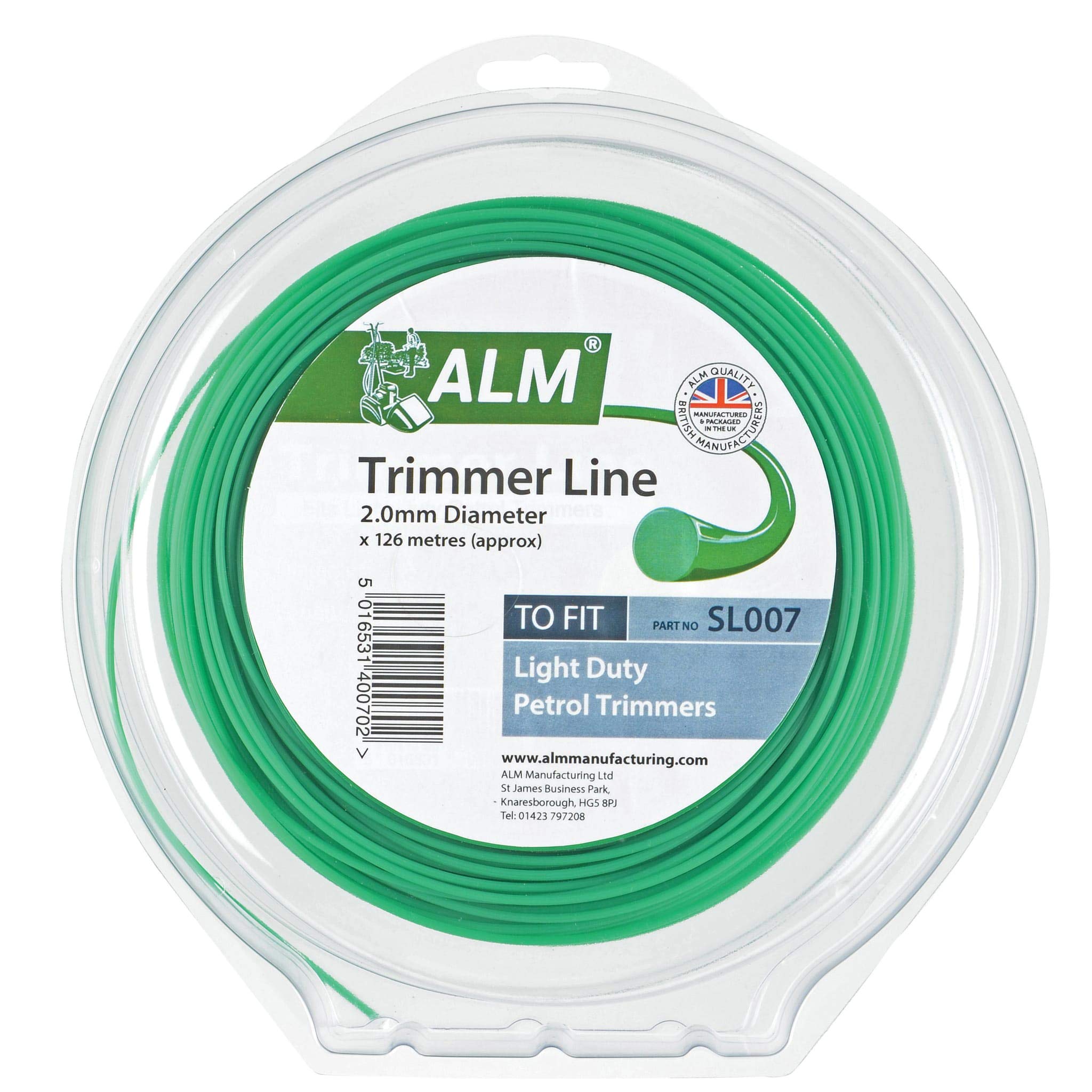 Alm Green Decco Trimmer Line 2Mmx0.5k Sl007