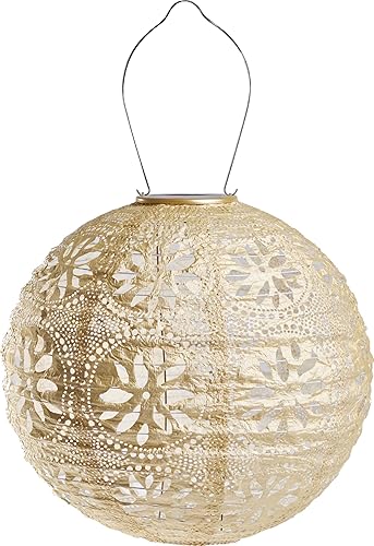 Miniatura 2 de Allsop Home & Garden, lámpara circular Soji Stella Boho, Perla