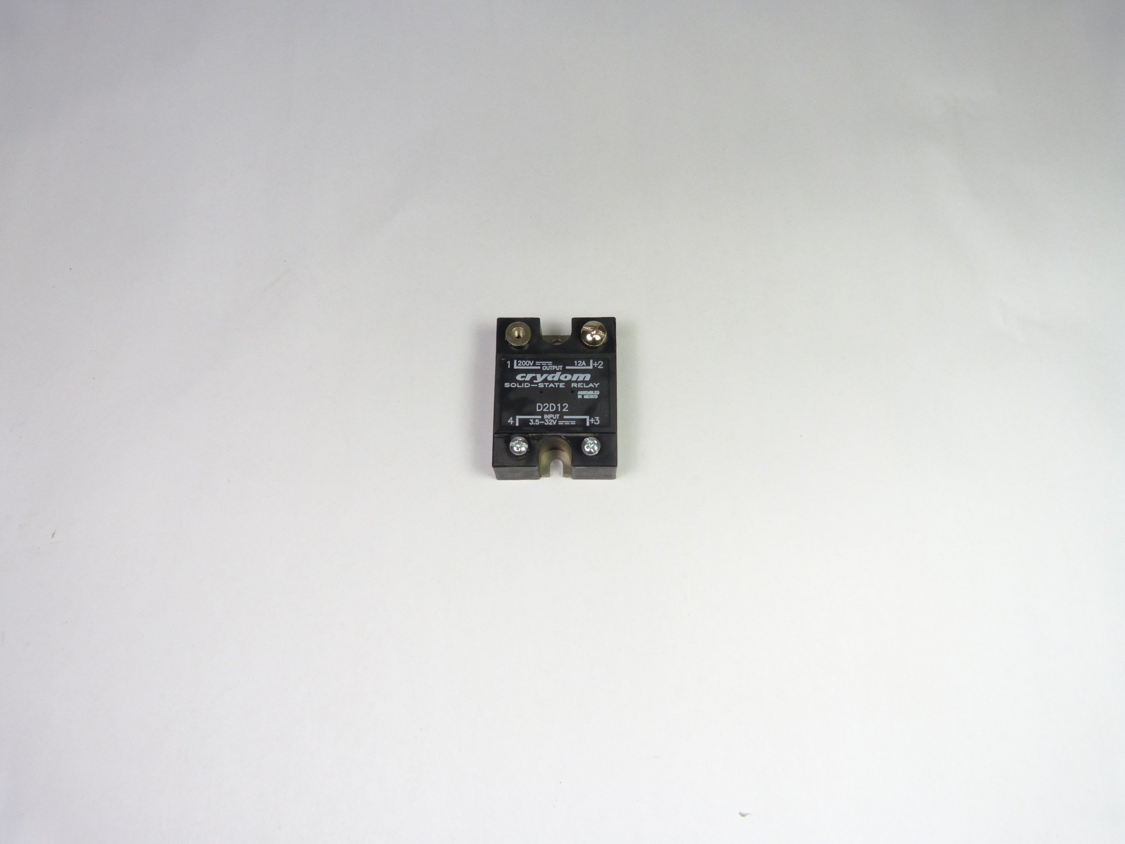 Solid State Relay, SPST-NO, 12 A, 200 VDC, Panel, Screw, DC Switch