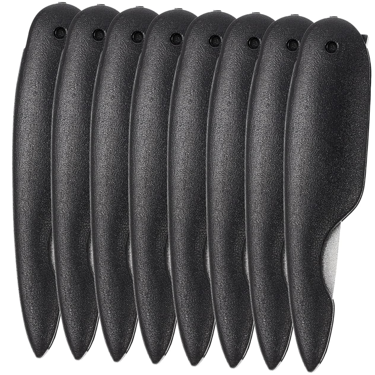 40 Piezas Lima De Uñas Plegable Uña Recortadora Uñas Postizas Almohadilla Clavos Amoladora Tijeras Pulido Bloquear Perforar Dedo Cortaúñas Uña Del Dedo Del Pie Clavo Abs Black