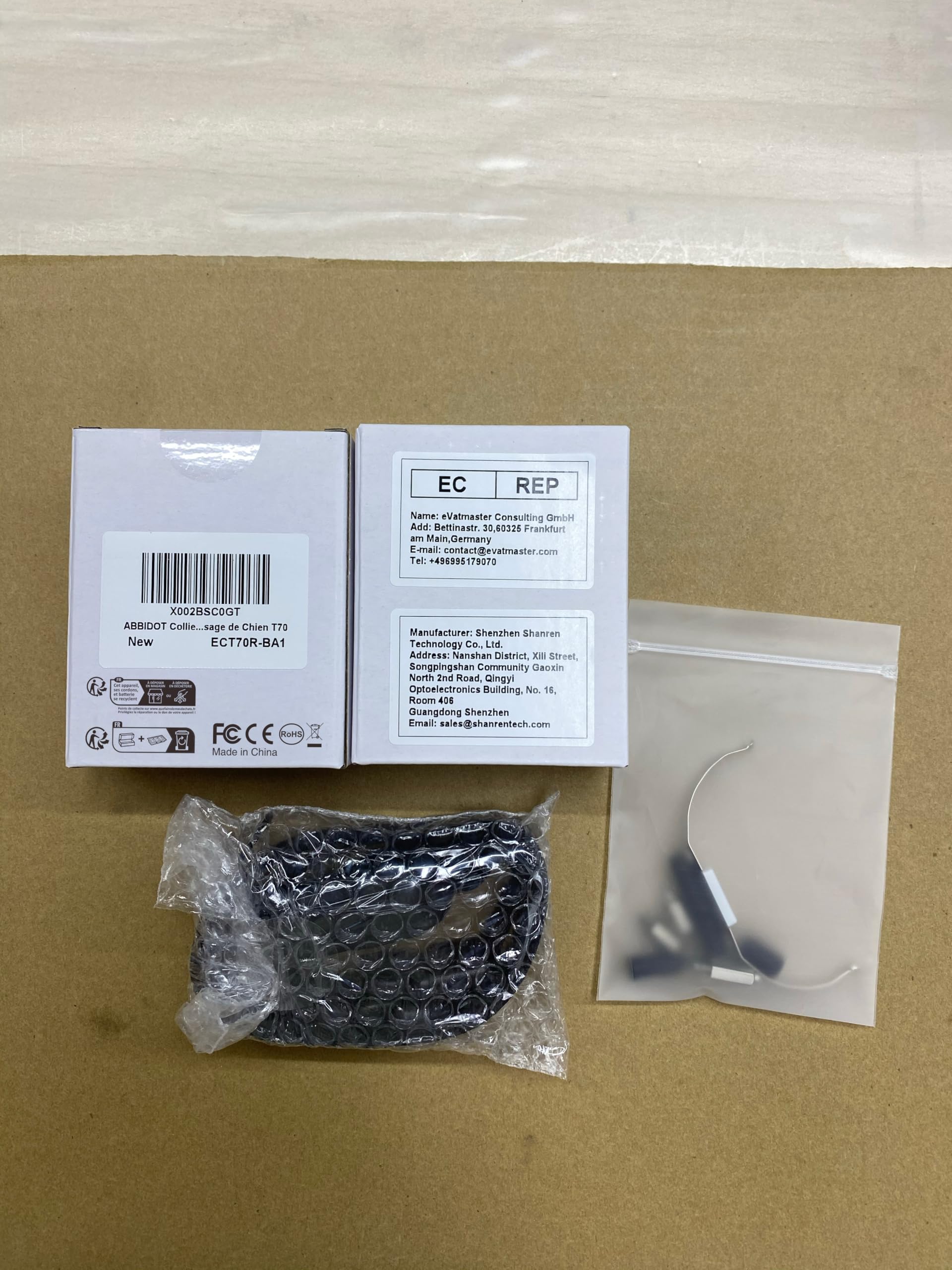 ABBIDOT Collier-récepteur de Rechange pour Collier de Dressage de Chien T70 & T60 Nouvelle Version