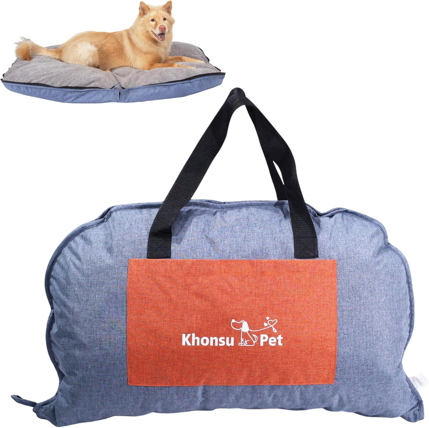 Foldable Waterproof Dog Mat for Travel & Camping – Easy Clean, Durable – Size S (Denime Blue) Foldable Waterproof Dog Mat for Travel & Camping – Easy Clean, Durable – Size S (Denime Blue)