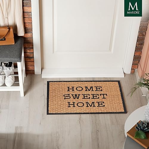 Miniatura 3 de Felpudo  Coro y goma  18 x 30 pulgadas  Parte trasera antideslizante  Parte trasera resistente, tapete de puerta natural  Fácil de limpiar  Uso en