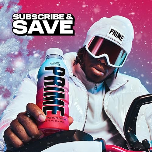 Miniatura 10 de PRIME Hydration Cherry Freeze, bebidas deportivas, electrolito mejorado para reponer líquidos, 250 mg de BCAA, vitaminas B, antioxidantes, bajo en