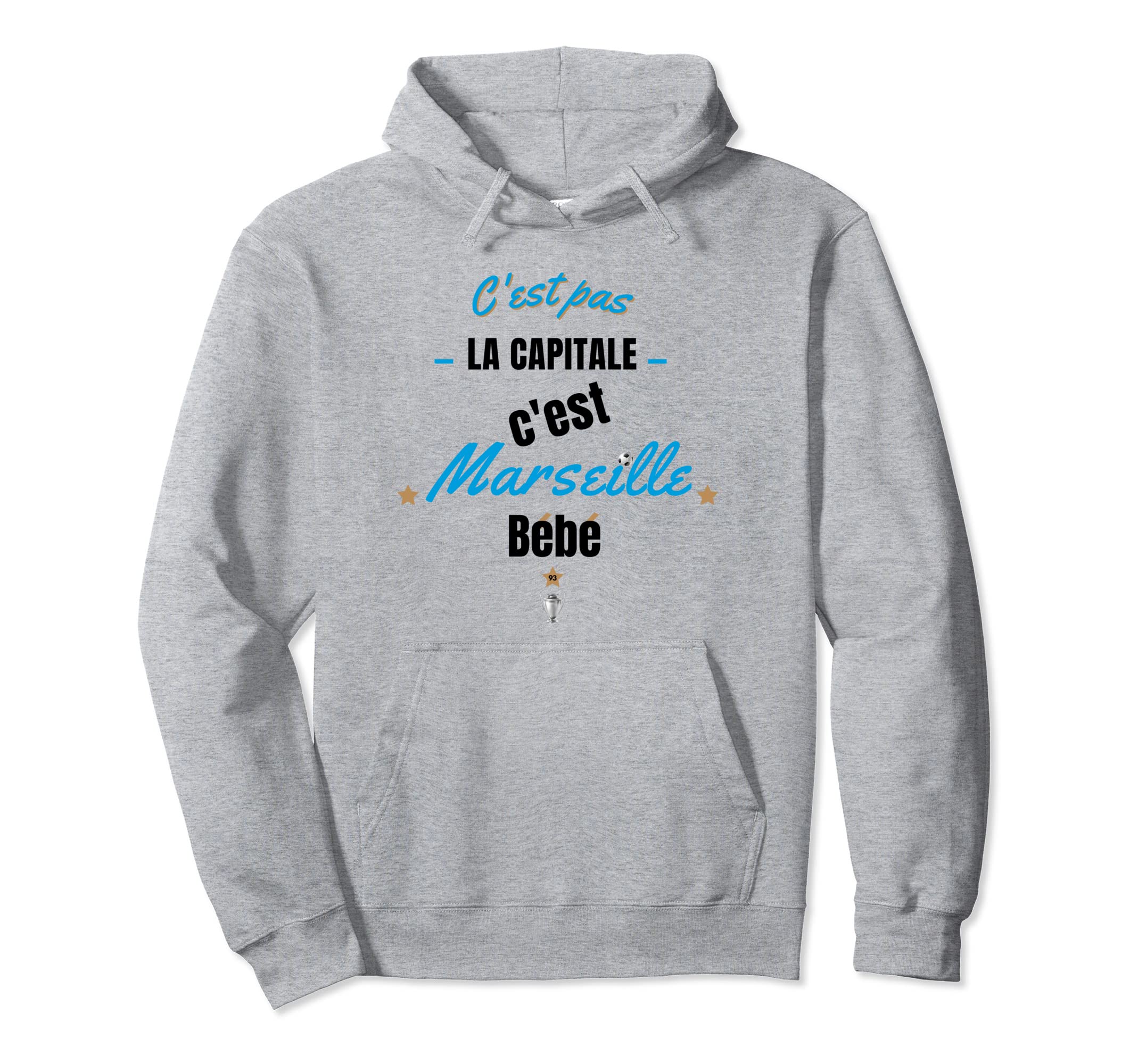 C'est Marseille bébé pour les amoureux de l'OMC'est Marseille Baby Supporter Marseillais Football Fan Gift Pullover Hoodie