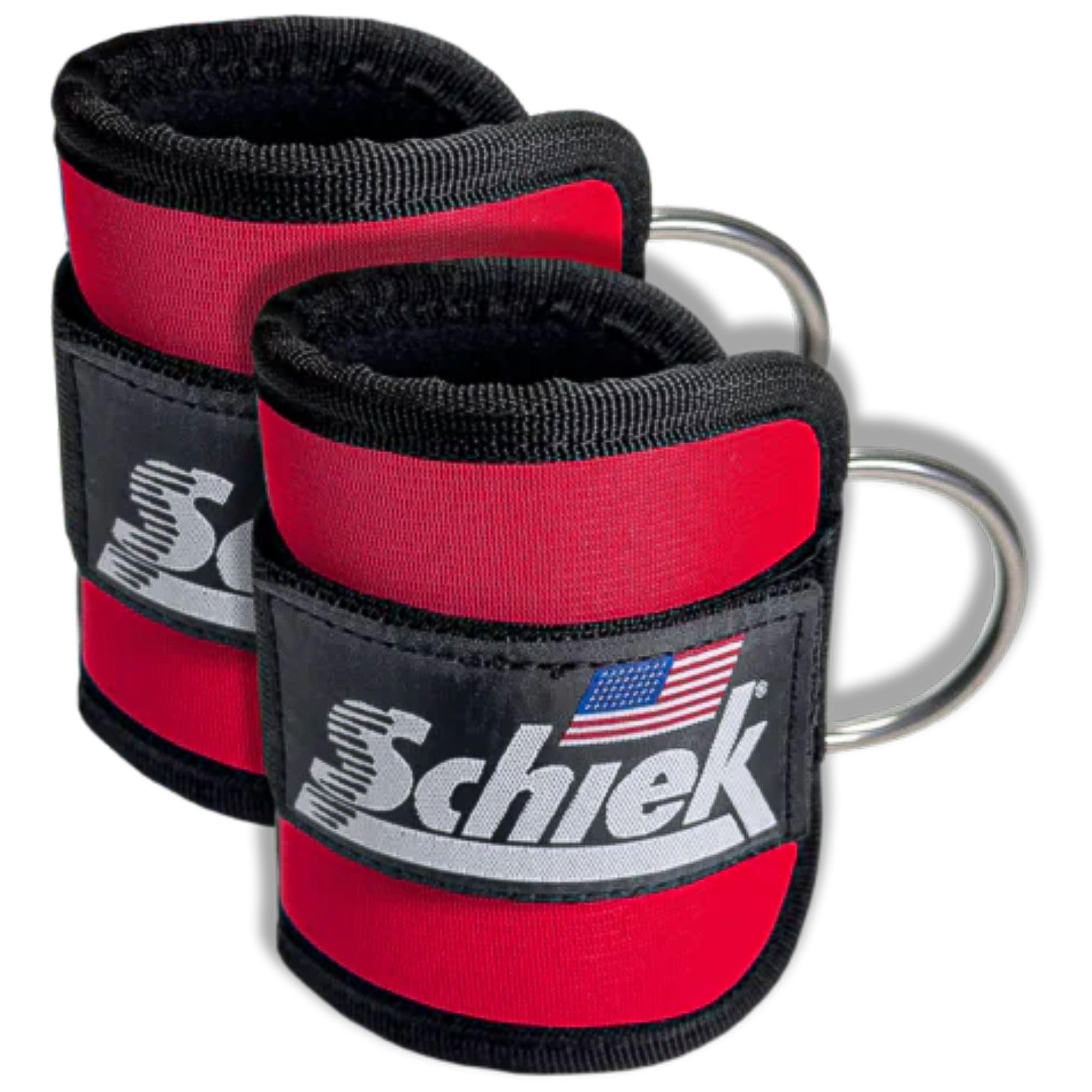 Schiek Sports 1707 - Tobillera ideal para contragolpes de glúteos y entrenamientos con máquina de cable, duraderos y construidos para durar