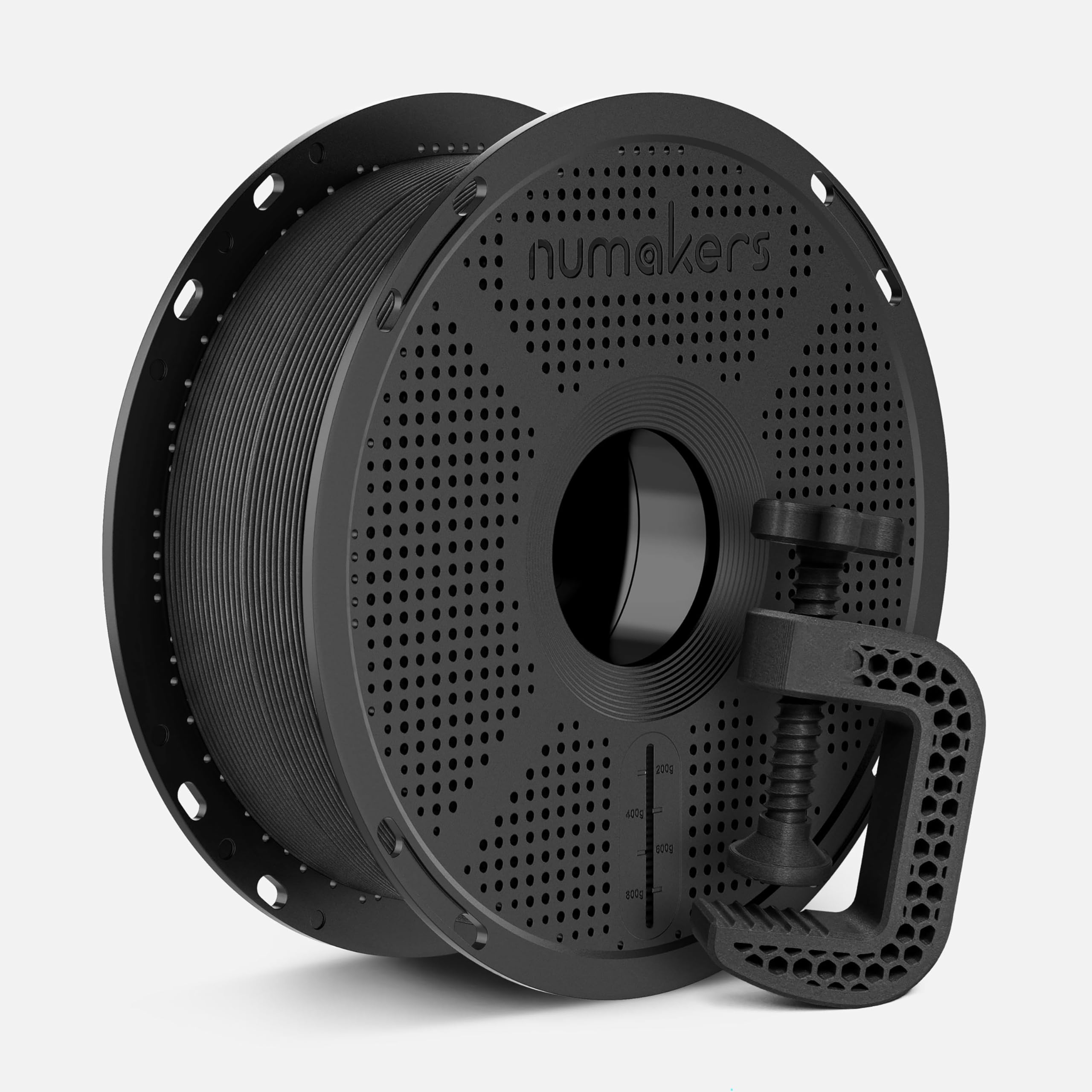 Numakers PETG CF 3D Printer Filament 1.75mm, Carbon Fiber Reinforced PETG, 1kg Spool, Dimensional Accuracy +/-0.03mm,High Stiffness, Matte Finish, Vacuum Sealed for FDM 3D Printers (Pitch Black)-image-34