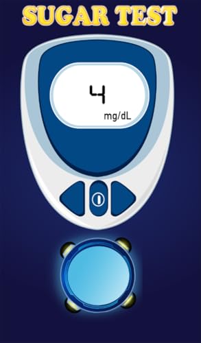 brincadeira de teste de açúcar - divertido verificador de açúcar no sangue