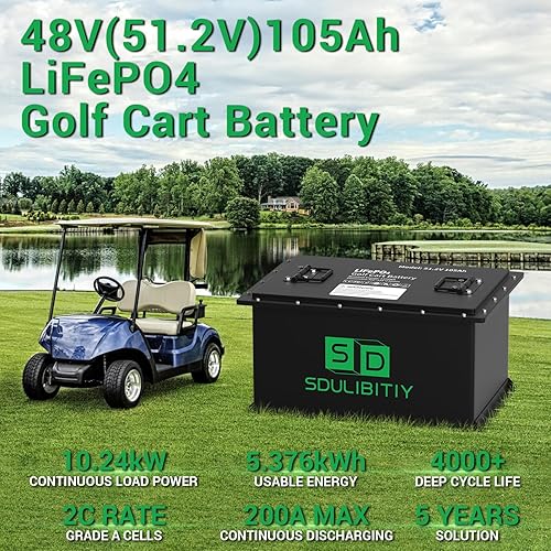 Miniatura 9 de Batería LiFePO4 de 24 V 100 Ah, batería de litio de ciclo profundo de 2560 Wh con BMS de 100 A, soporte en serie paralelo, 4000-7000 ciclos