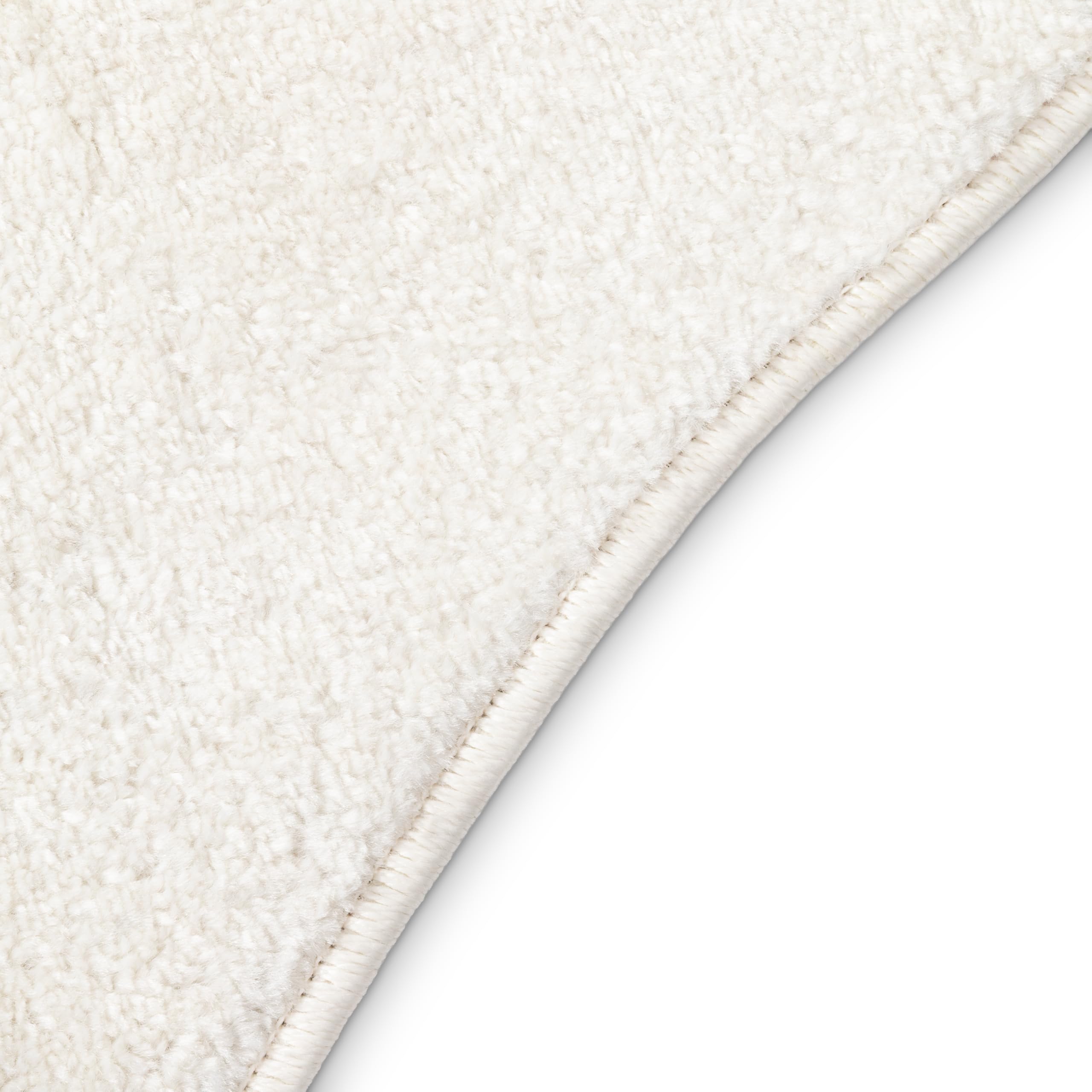 TAPISO Terra Teppich Kurzflor Creme Beige Weiß 200 x 300 cm | unregelmäßige Form geometrisch Muster 3D Effekt für Wohnzimmer & Schlafzimmer strapazierfähig pflegeleicht oeko-tex